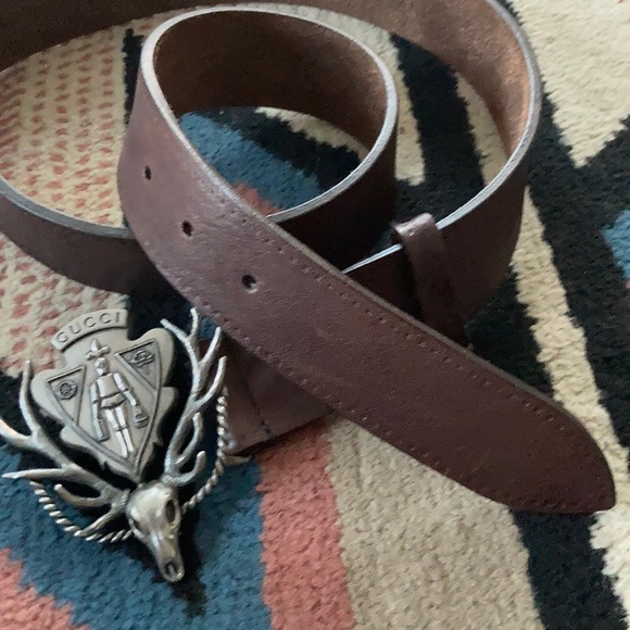 Gucci Dear Skull Crest Belt - Picture 2 of 10